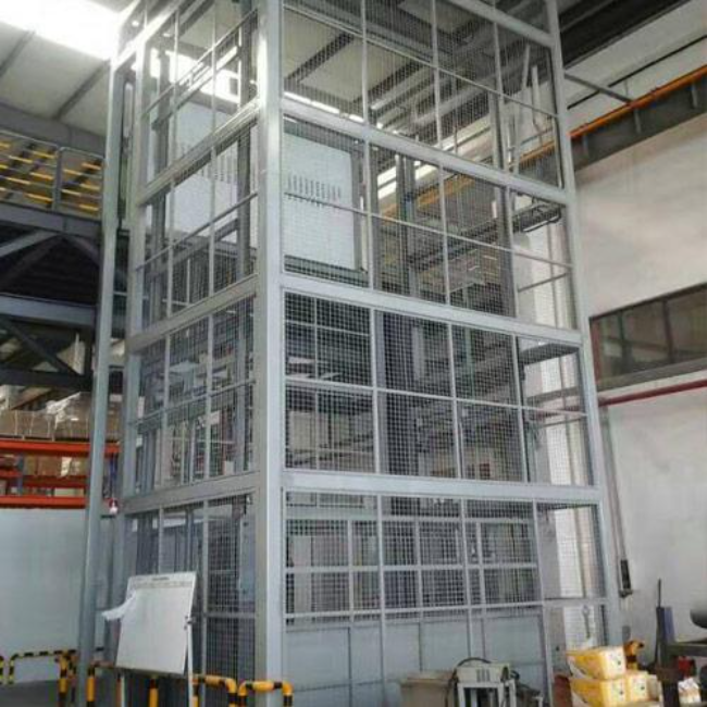 赤壁导轨式升降平台货梯